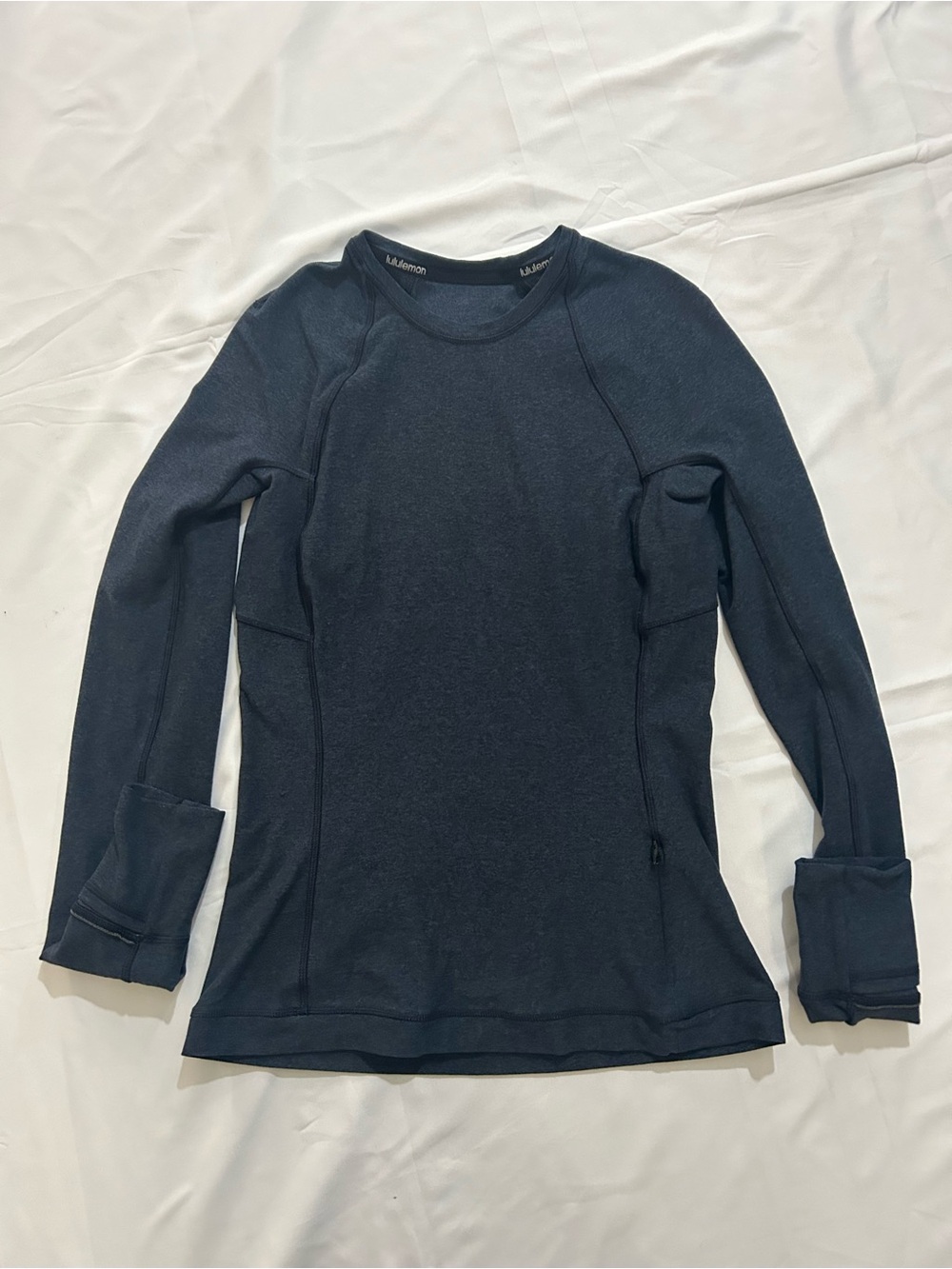 lululemon athletica Women's Long Sleeve Crew Sweater - Navy Blue